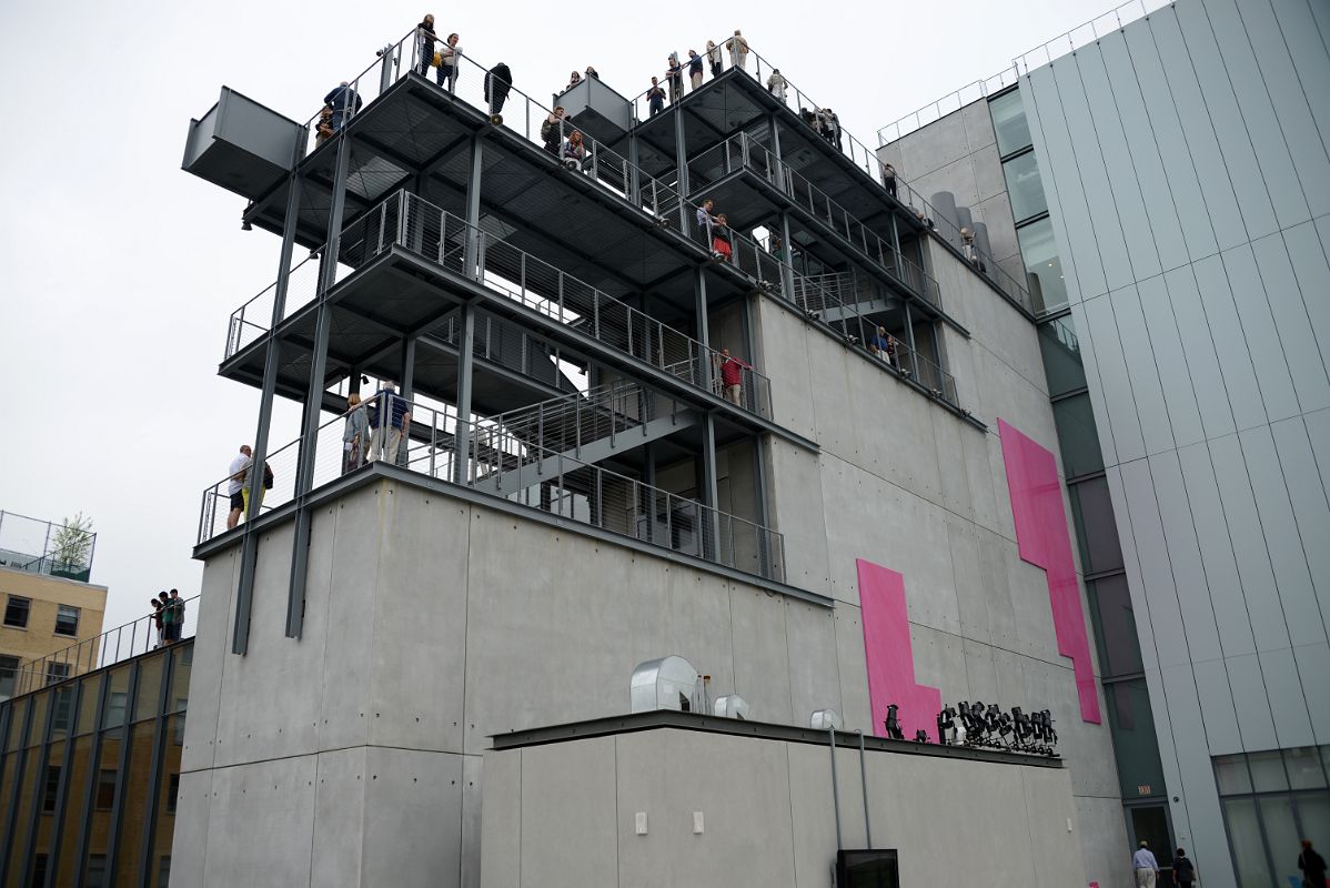 71 Looking Up At The Stairs From The Fifth Floor Patio New Whitney Museum Of American Art New York City